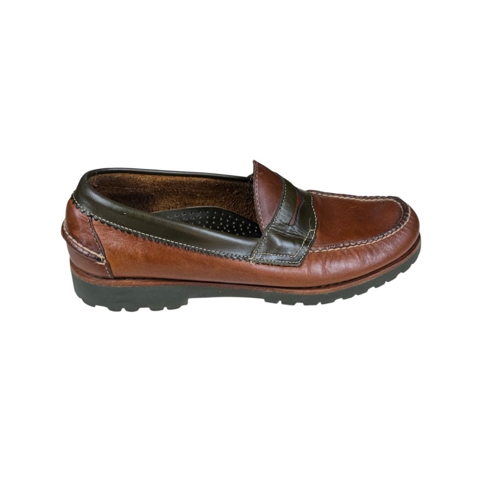 Bass Weejuns Two Tone Leather Penny Loafer